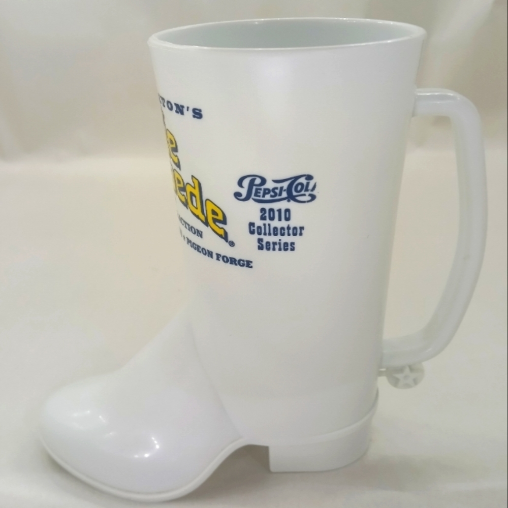 2010 DOLLY PARTON DIXIE STAMPEDE SHOW Souvenir COWBOY BOOT PLASTIC CUP Pepsi Co